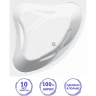 Акриловая ванна C-Bath Aurora 140x140 CBS001003 без гидромассажа