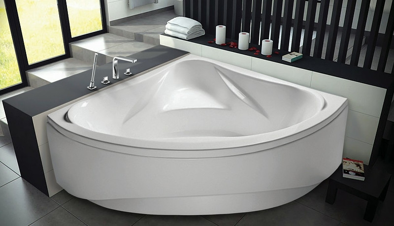 Акриловая ванна C-Bath Aurora 140x140 CBS001003 без гидромассажа