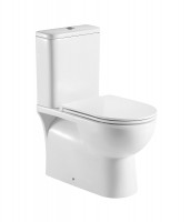 Унитаз компакт Alcora Clear 21313079 цвет Белый с бачком и сиденьем Микролифт