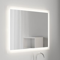 Зеркало SanVit Матрикс 90 zmatrix090 с подсветкой без выключателя стекло