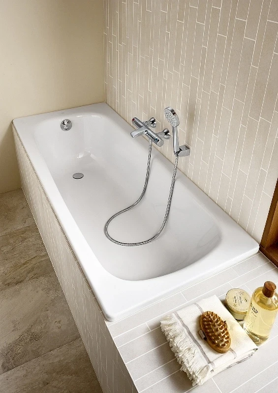 Стальная ванна Roca Contesa 160x70 23596000O без антискользящего покрытия