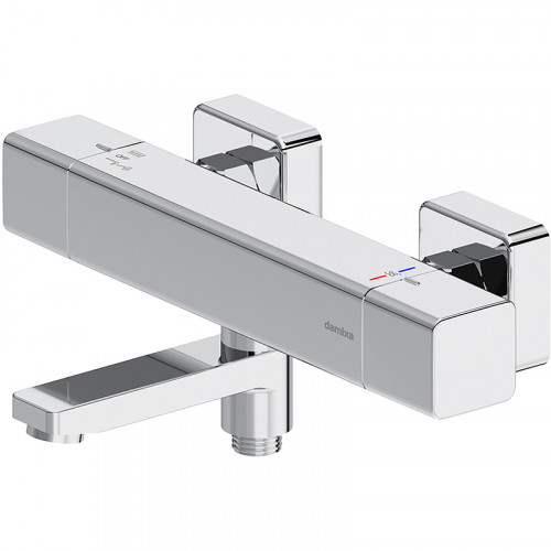 Смеситель для ванны Damixa Gala 533000000 с термостатом Хром латунь на стену