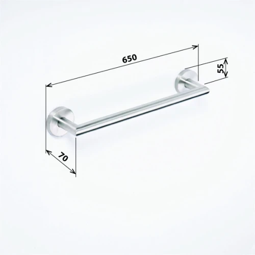 Полотенцедержатель Bemeta Neo stainless 104204045 Хром