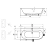 Акриловая ванна Ravak Freedom Corner 170x80 R XC00100042 без гидромассажа