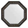 Зеркало Evoform Octagon 69х69 BY 7331 в багетной раме - Черный ардеко 81