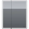 Зеркальный шкаф Dreja Point 70 99.9033 с подсветкой Белый с инфракрасным выключателем МДФ / ЛДСП