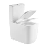Унитаз компакт Black&White W-6610 6610W с бачком и сиденьем Микролифт