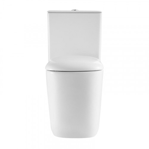 Унитаз компакт Black&amp;White W-6610 6610W с бачком и сиденьем Микролифт