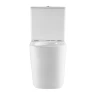 Унитаз компакт Black&White W-6610 6610W с бачком и сиденьем Микролифт