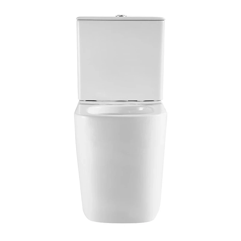 Унитаз компакт Black&White W-6610 6610W с бачком и сиденьем Микролифт