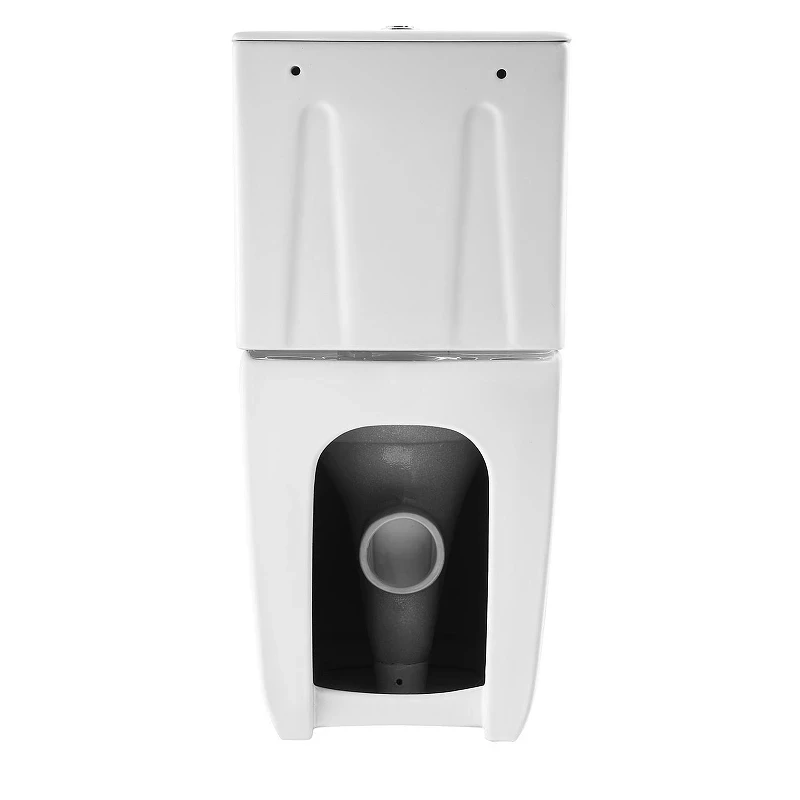 Унитаз компакт Black&White W-6610 6610W с бачком и сиденьем Микролифт
