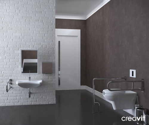 Унитаз биде Creavit BD320-00CB00E-0000 подвесной Белый без сиденья фарфор подвесной