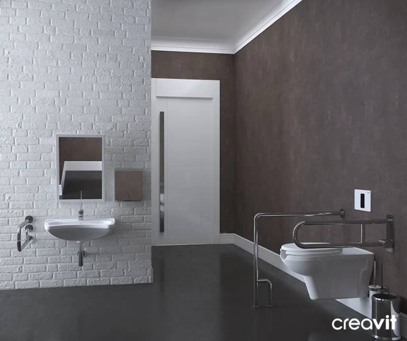 Унитаз биде Creavit BD320-00CB00E-0000 подвесной Белый без сиденья фарфор подвесной