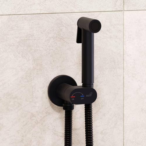 Гигиенический душ со смесителем RGW Shower Panels 581408213-04 цвет Черный
