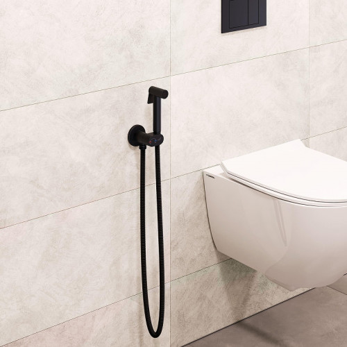 Гигиенический душ со смесителем RGW Shower Panels 581408213-04 цвет Черный