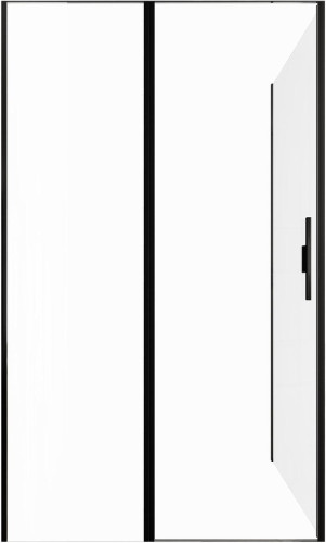 Душевой уголок Allen Brau Priority 120x80 3.31033.BBA+3.31042.BBA цвет профиля Черный браш стекло прозрачное