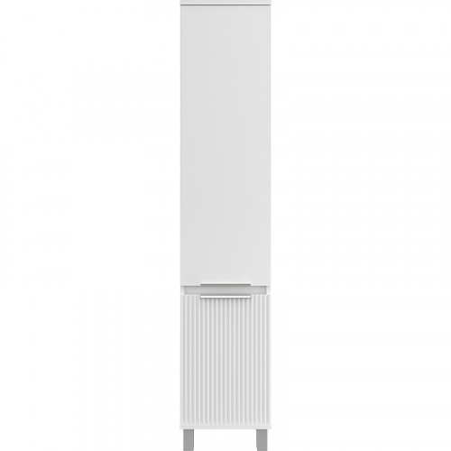 Шкаф пенал Brevita Enfida 35 L ENF-05035-010L Белый матовый МДФ / ЛДСП