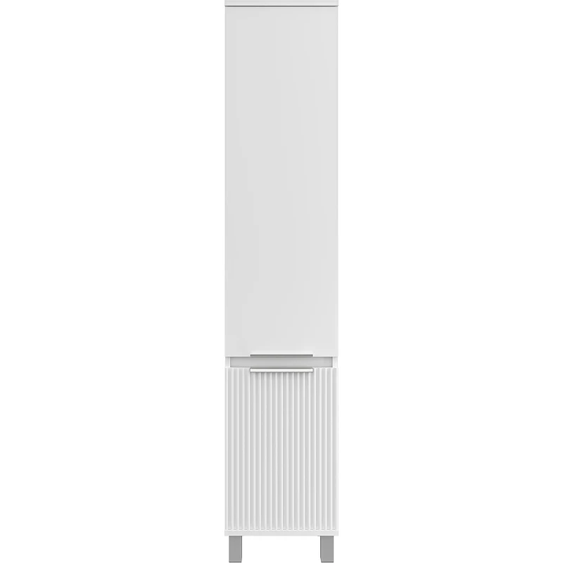 Шкаф пенал Brevita Enfida 35 L ENF-05035-010L Белый матовый МДФ / ЛДСП