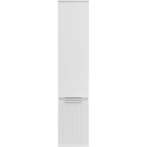 Шкаф пенал Brevita Enfida 35 L ENF-05035-010L Белый матовый МДФ / ЛДСП