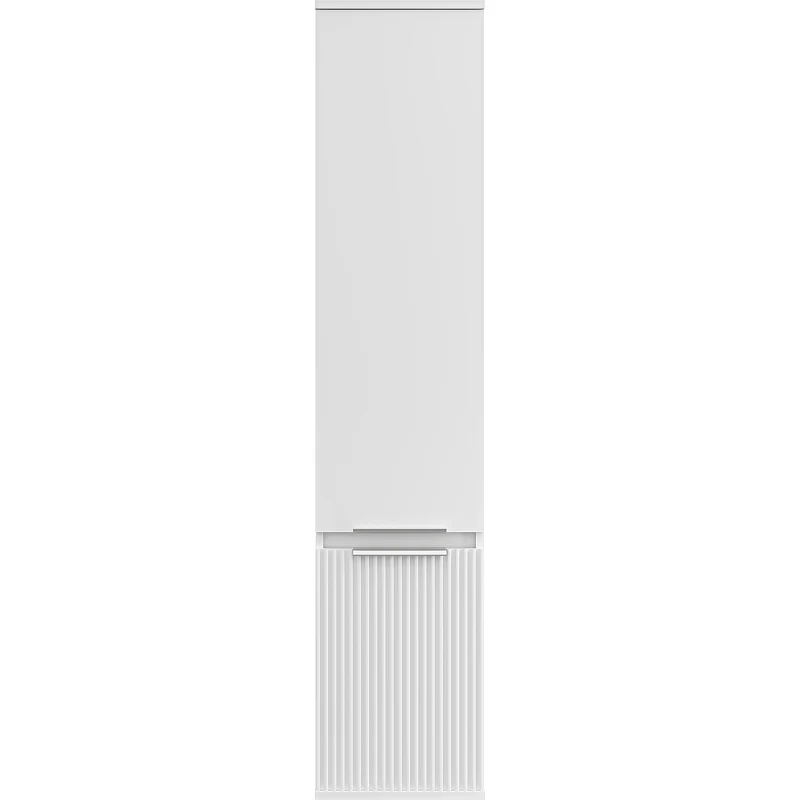 Шкаф пенал Brevita Enfida 35 L ENF-05035-010L Белый матовый МДФ / ЛДСП