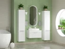 Шкаф пенал Brevita Enfida 35 L ENF-05035-010L Белый матовый МДФ / ЛДСП