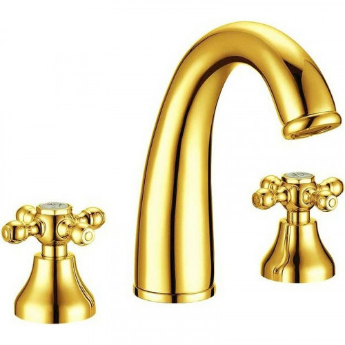 Смеситель для раковины Boheme Tradizionale Oro 297 Золото латунь