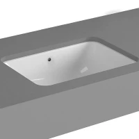 Раковина Vitra S20 50 5474B003-0618 Белая фарфор встраиваемый