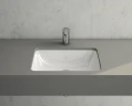 Раковина Vitra S20 50 5474B003-0618 Белая фарфор встраиваемый