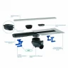 Душевой лоток Bettoserb Frameless Line 55 13701230 с решеткой Хром матовый / под плитку
