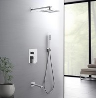 Душевая система Aquatek Либра AQ1673CR Хром латунь встраиваемый