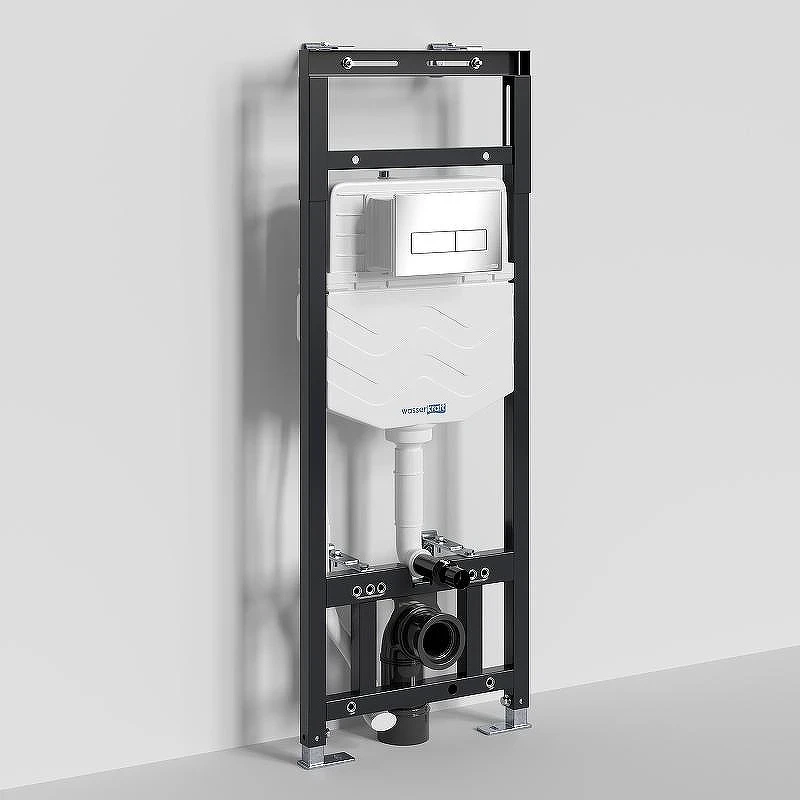Инсталляция WasserKRAFT Alme 15TLT.010.ME.CH03 для унитаза с клавишей смыва Хром