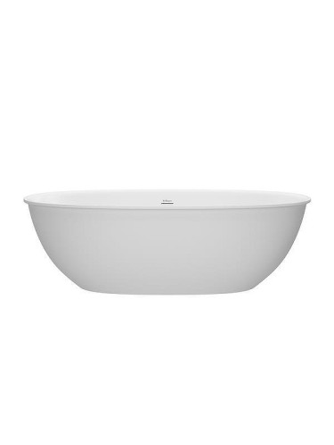 Ванна из искусственного камня BelBagno Марина (Marino) 170х76 BB-MARINO-170-76-54-SSB цвет Белый матовый