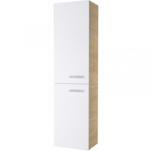 Шкаф пенал Ravak SB Chrome 39 L X000000966 подвесной Капучино Белый МДФ / ЛДСП