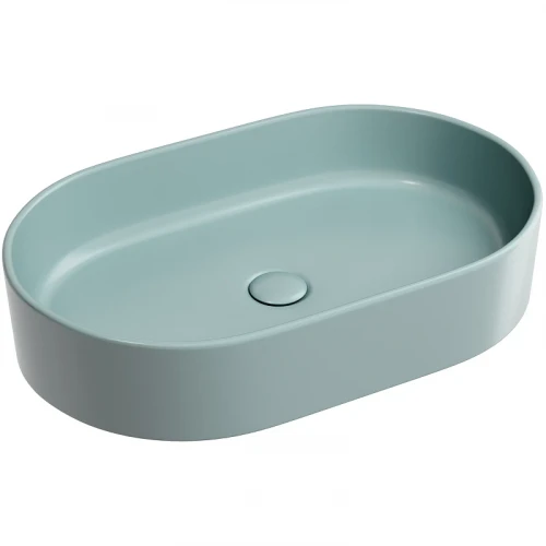 Раковина-чаша Ceramicanova Element 61 CN6048MLG Зеленая матовая фарфор накладная