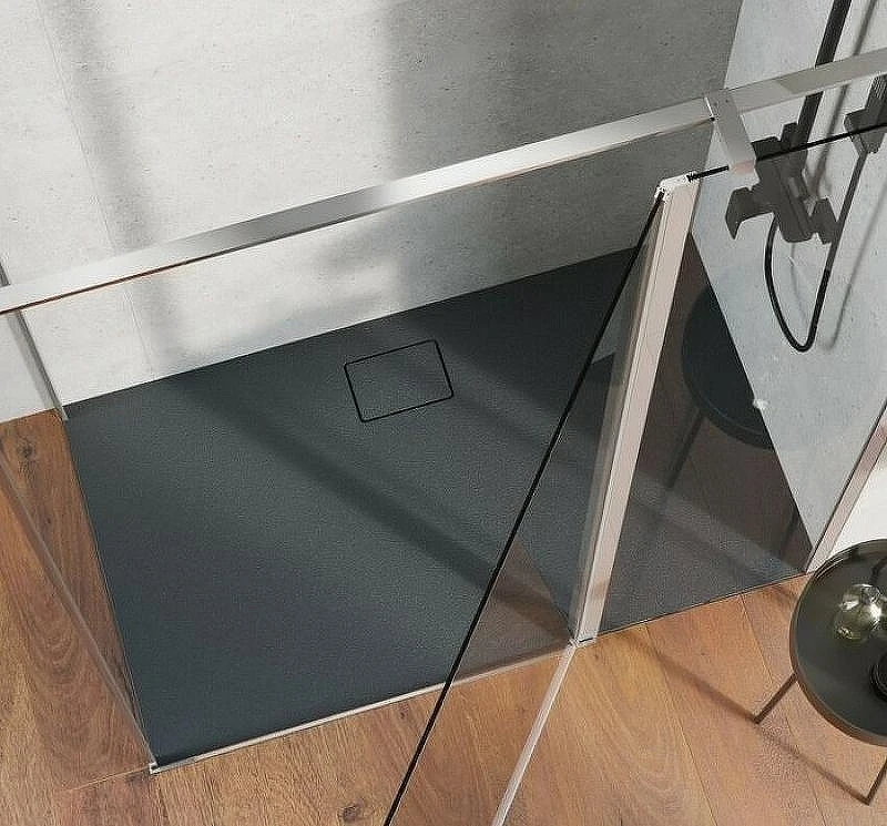 Душевой поддон из искусственного камня Excellent Lavano 140x90 BREX.1103.140.090.BLN Черный