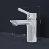 Смеситель для раковины AM.PM X-Joy S F85B02100 Хром латунь