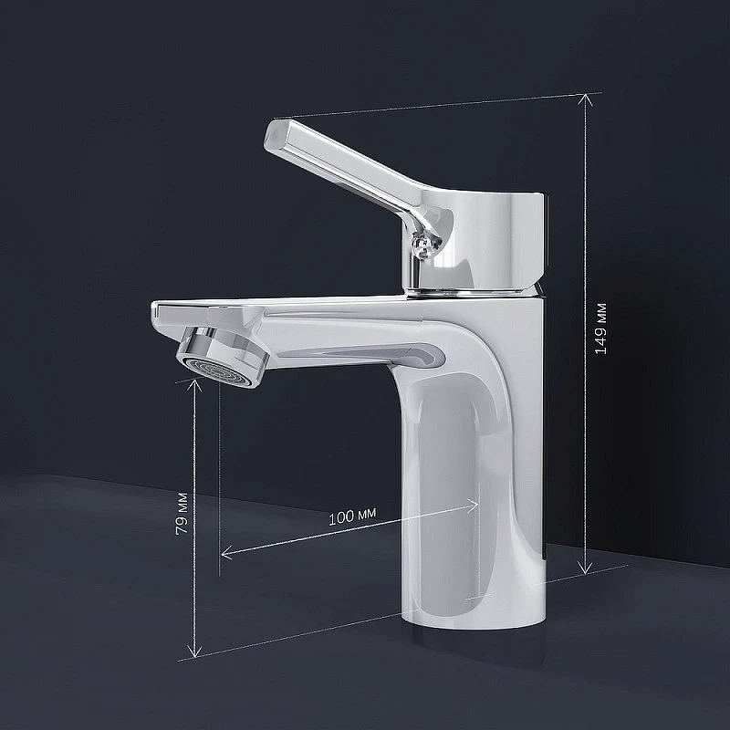 Смеситель для раковины AM.PM X-Joy S F85B02100 Хром латунь