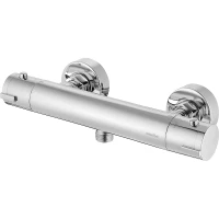 Смеситель для душа Swedbe Mercury 9025 с термостатом Хром латунь на стену