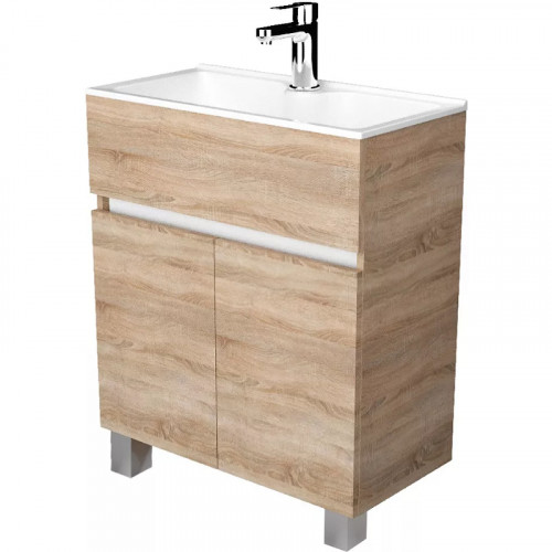 Тумба с раковиной 1MarKa Mira 60Н У83303 Дуб сонома МДФ / ЛДСП