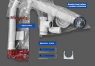 Тумба с раковиной 1MarKa Mira 60Н У83303 Дуб сонома МДФ / ЛДСП