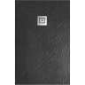 Душевой поддон из искусственного камня BelBagno Uno 120x90 TRAY-MR-UNO-AH-120/90-35-NERO-CR Черный матовый