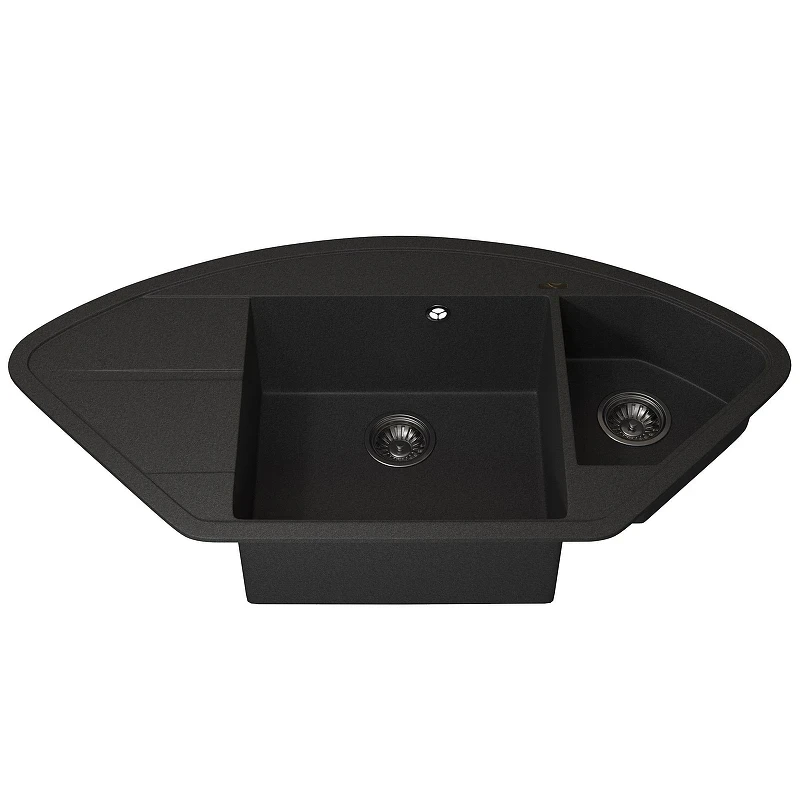 Кухонная мойка Uperwood Quartz Premium UPD-06-04 100 3910202123 цвет Черный матовый