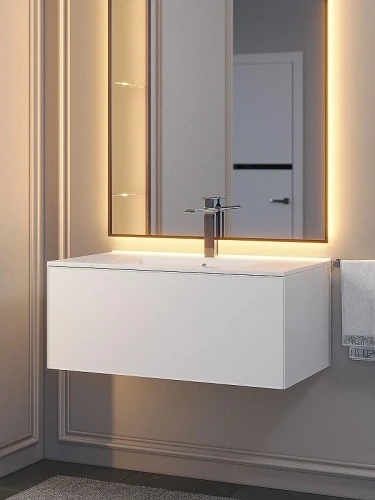 Тумба с раковиной Uperwood Parma Premium 85 39330205466 подвесная цвет Белый матовый