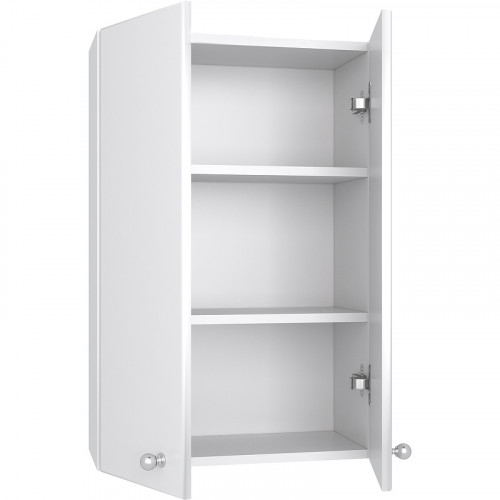 Подвесной шкаф Runo Кредо 50 00000000061 Белый МДФ / ЛДСП