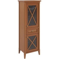Шкаф пенал Caprigo Napoli Promo 56 33650R-B168 Темное дерево МДФ / ЛДСП, массив дерева