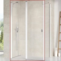 Душевая дверь Ravak Chrome CRV2-120 1QVG0100Z1 профиль Белый стекло Transparent