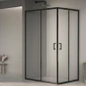 Душевой уголок RGW Passage PA-040B 100x80 3508104080-14 профиль Черный стекло прозрачное