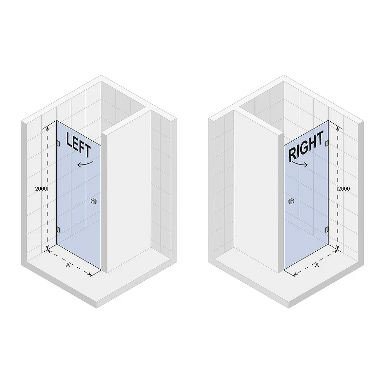 Душевая дверь Riho SZ Scandic NXT X101 88 R G00986121 профиль Черный матовый стекло прозрачное