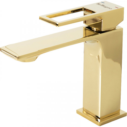 Смеситель для раковины BelBagno Luce LUC-LVM-ORO Золото латунь