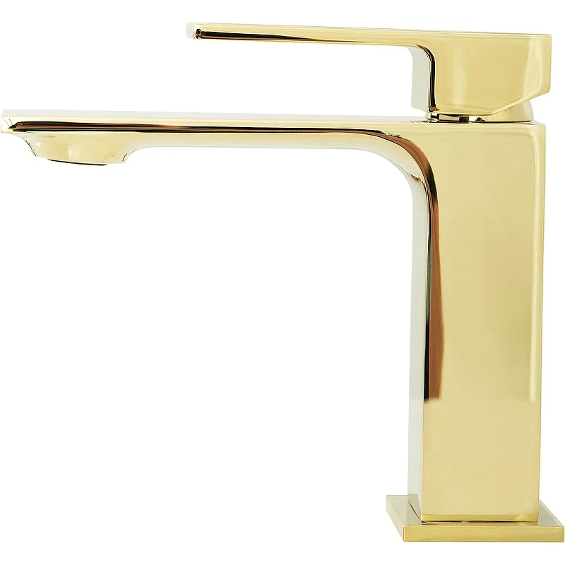 Смеситель для раковины BelBagno Luce LUC-LVM-ORO Золото латунь